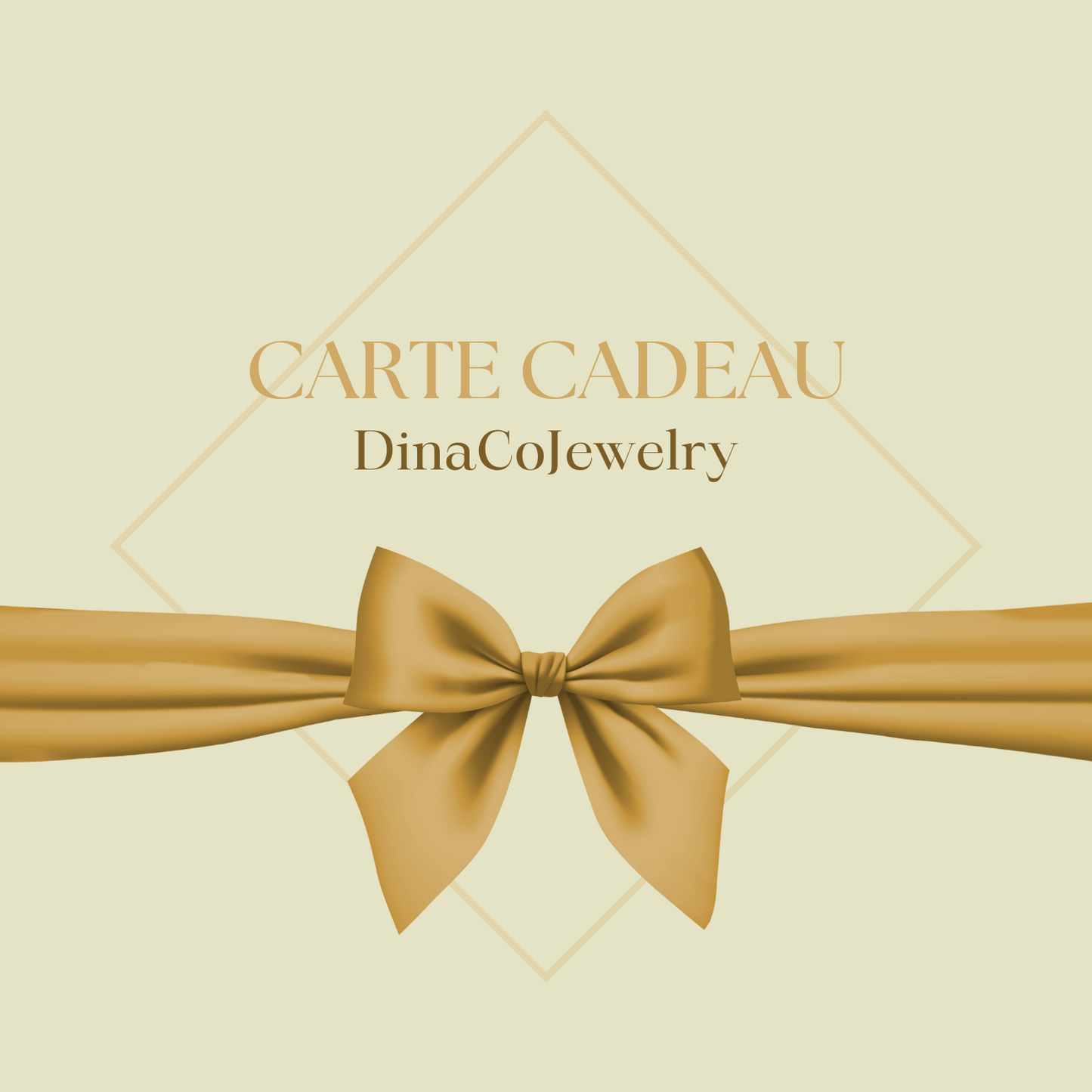 Carte Cadeau DinaCo Jewelry